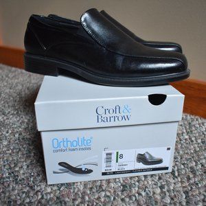 Croft & Barrow Perry Men’s Ortholite Dress  Shoes Size 8